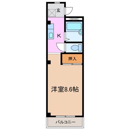 杁ケ池公園駅 徒歩11分 2階の物件間取画像